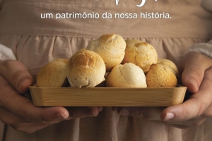 Pão de queijo, um patrimônio da nossa história.