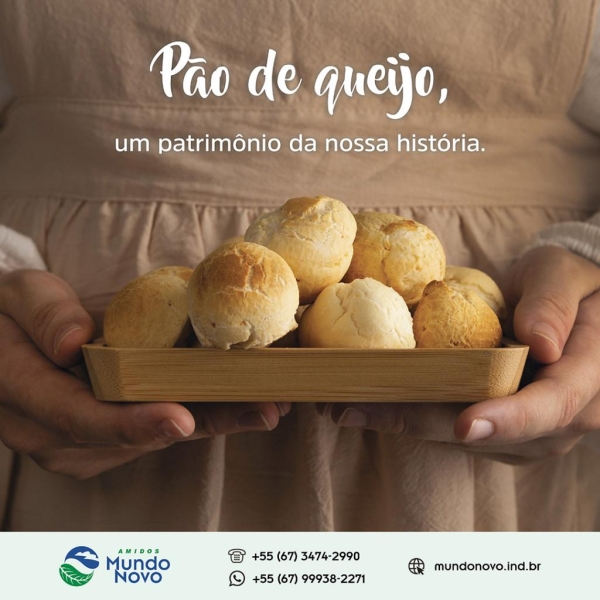 Pão de queijo, um patrimônio da nossa história.